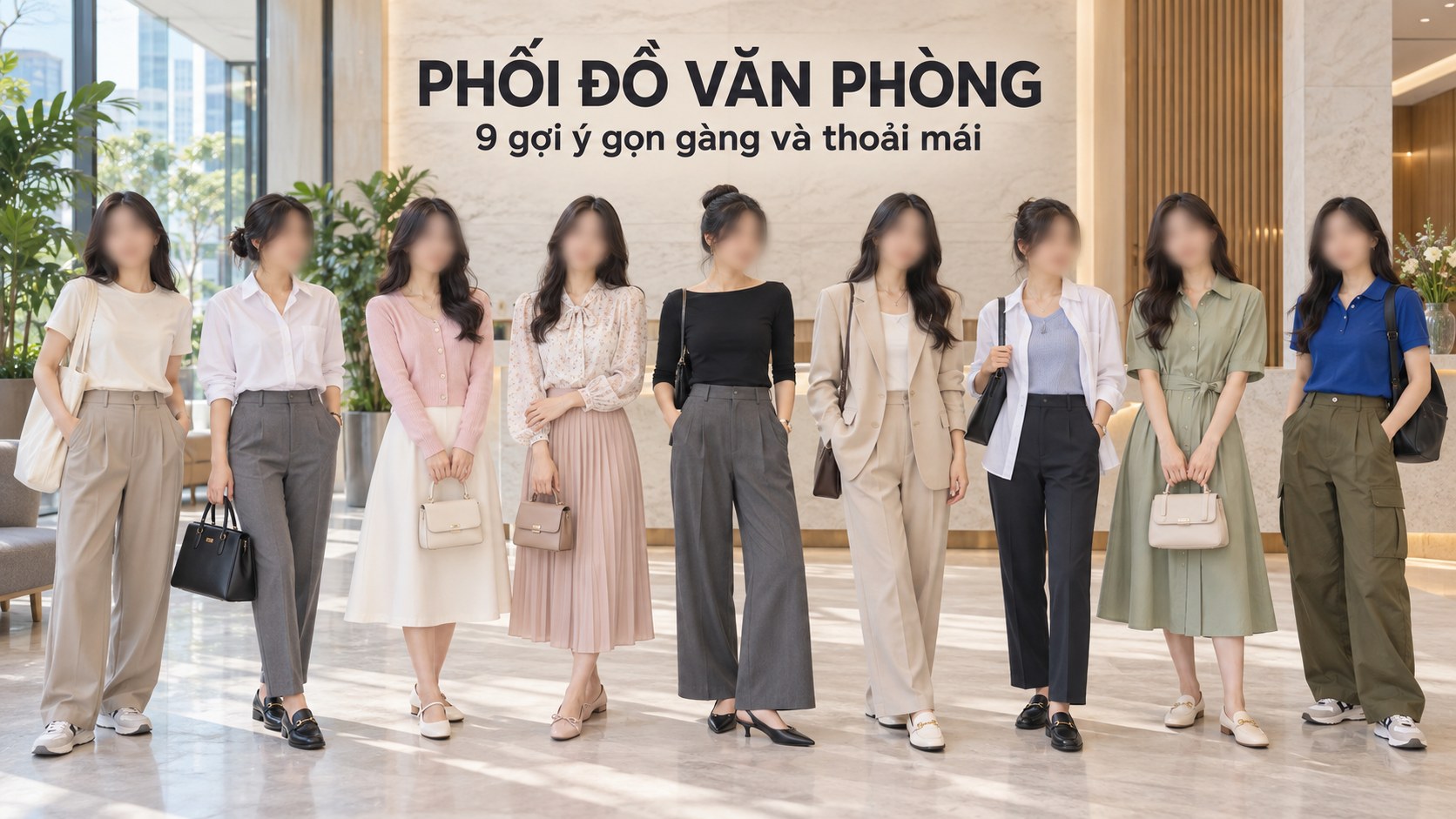 Tổng hợp các phong cách, phối đồ cho dân văn phòng